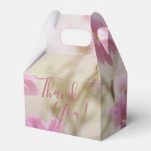 Roze Daisies Elegante Favoriete Dozen Romantische Bedankdoosjes (Voorkant Zijde)