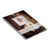 Roze Daisies en Laarzen Begrafenis Memorial Guest Notitieboek (Rechterzijde)