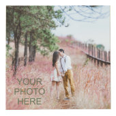 Roze Daisies Foto Kubus Romantische bloemen (Rechts)