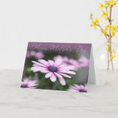 Roze Daisies Moederdag Kaart (Gele Bloem)