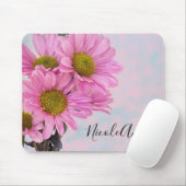 Roze Daisies Muismat (Met muis)