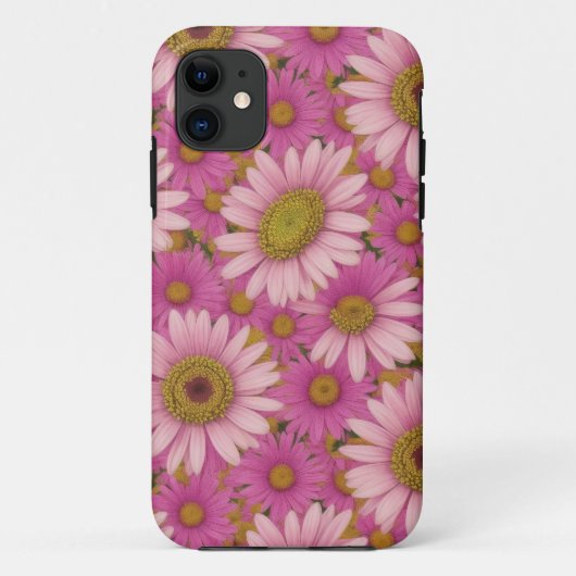 Roze Daisies Phone Case (Achterkant)