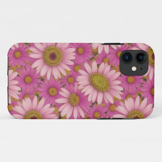 Roze Daisies Phone Case (Achterkant (horizontaal))