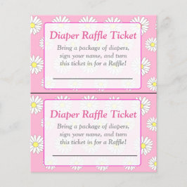 Roze Daisies Thleed baby shower games Flyer