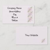 Roze Daisies Visitekaartje (Voorkant / Achterkant)