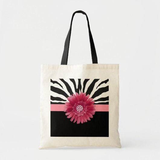 Roze Daisy 1 Tote Bag (Voorkant)