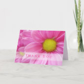  Roze Daisy - Bedankt kaart (Voorkant)