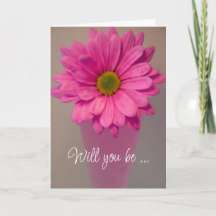 Roze Daisy ben je mijn Bridesmaid?