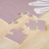 Roze Daisy: Bloemen herhalen patroon. Legpuzzel (Zijkant)