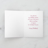 Roze Daisy Bloemenboeket, zus, verjaardag Kaart (Binnen)