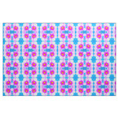 Roze Daisy Blues Stof (Yard (91,4 cm))