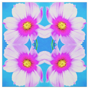 Roze Daisy Blues Stof