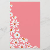 Roze Daisy & Bumblebee Baby Bingo (Achterkant)