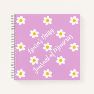 Roze Daisy-Chain Dagboek Notitieboek