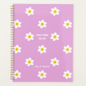 Roze Daisy-Chain Docenten Planner (Voorkant)