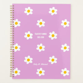Roze Daisy-Chain Docenten Planner