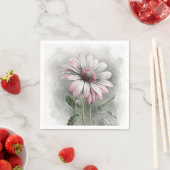 Roze Daisy Cocktail servetten (Insitu)