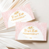 Roze Daisy Diaper Raffle Enclosure Kaart