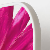  roze Daisy flower aangepaste naam Womens Pickleball Paddle (Links Detail)