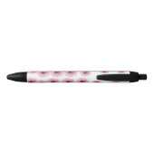 roze daisy flower aangepaste naam zwarte inkt pen (Achterkant)