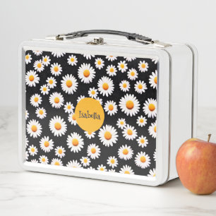 Roze Daisy Flower Botanische kleurrijke patroon ki