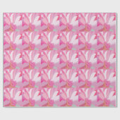 Roze Daisy Flower Cadeaupapier (Vlak)