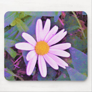 Roze Daisy Flower Muismat
