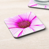 Roze Daisy Flower Onderzetters (Linkerzijde)