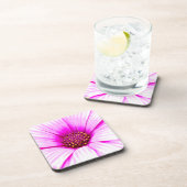 Roze Daisy Flower Onderzetters (Rechterzijde)