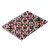 Roze Daisy Flowers Abstract Art Notitieboek (Linkerzijde)