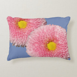 Roze Daisy Flowers Accent kussen