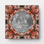 Roze Daisy Flowers Creëer Uw Eigen Foto Fotoplaat (Voorkant)