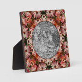 Roze Daisy Flowers Creëer Uw Eigen Foto Fotoplaat (Voorkant)