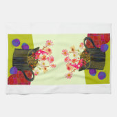 Roze Daisy Kitchen Tea Towel Theedoek (Horizontaal)