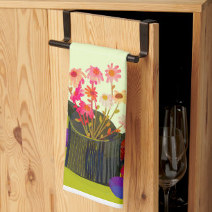 Roze Daisy Kitchen Tea Towel Theedoek