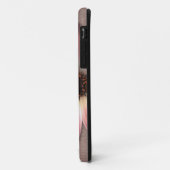 Roze Daisy op papier met leder op papier Case-Mate iPhone Case (Achterkant/links)