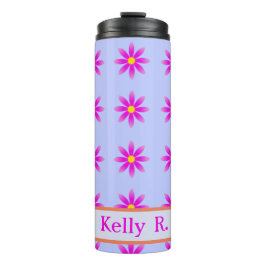 Roze Daisy Pattern Name  Thermosbeker
