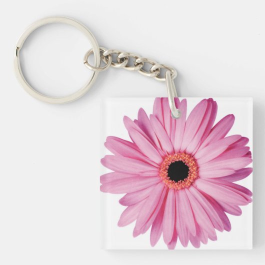 Roze Daisy Petals - Super Cute Sleutelhanger (voorkant)