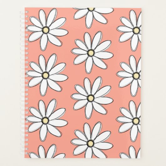 Roze Daisy Planner (Voorkant)
