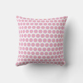 Roze Daisy Print Kussen (Achterkant)