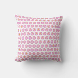 Roze Daisy Print Kussen