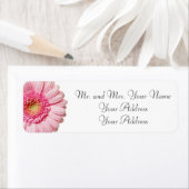 Roze Daisy Return Address Labels (Insitu)