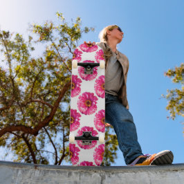 Roze Daisy, roze bloemen Persoonlijk Skateboard