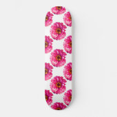 Roze Daisy, roze bloemen Persoonlijk Skateboard (Voorkant)