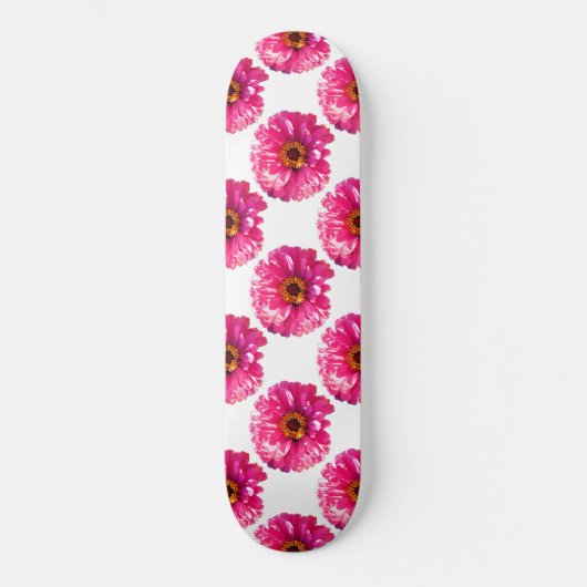 Roze Daisy, roze bloemen Persoonlijk Skateboard (Voorkant)
