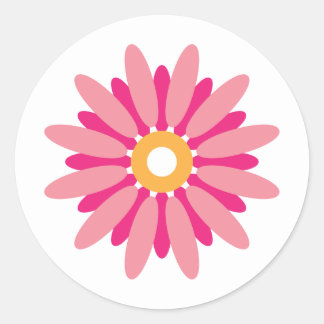 Roze Daisy Sticker