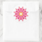 Roze Daisy Sticker (Tas)