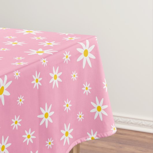Roze Daisy Tablecloth Tafelkleed (Voorbeeld)