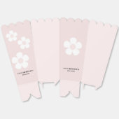 Roze Daisy Verjaardag Popcorn Bedankdoosjes (Ongevouwen)