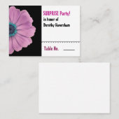 Roze Daisy Verrassing Verjaardagstafel Plaats Kaar Plaatskaartje (Voorkant / Achterkant)